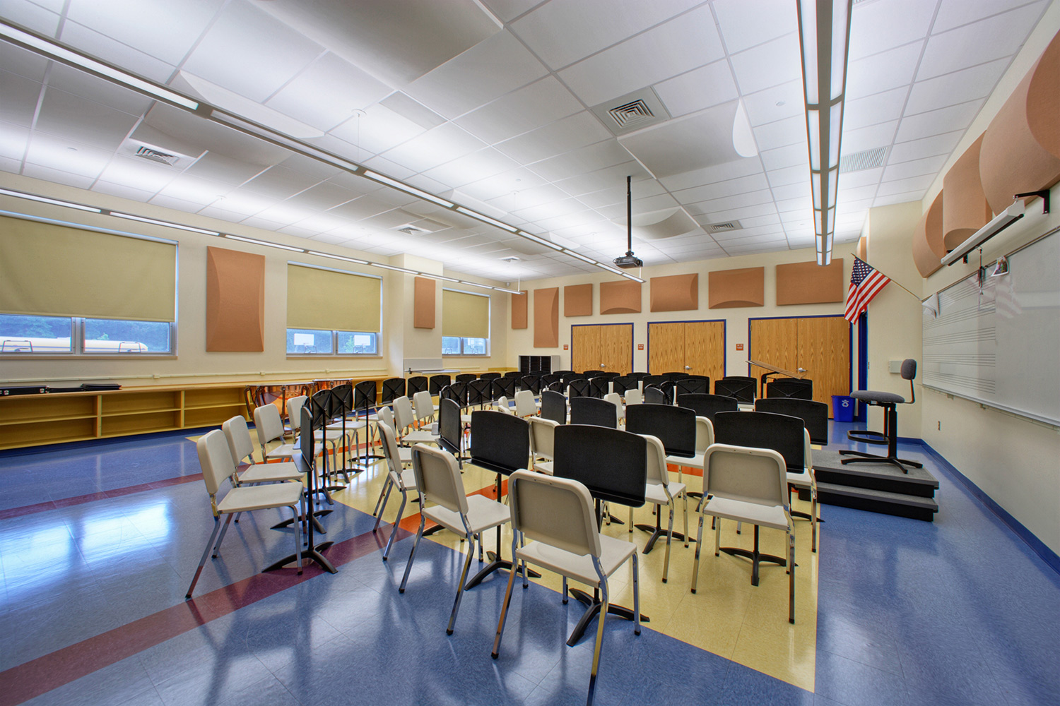 Wayne Valley Middle School para los Arquitectos de Feitlowitz y Kosten