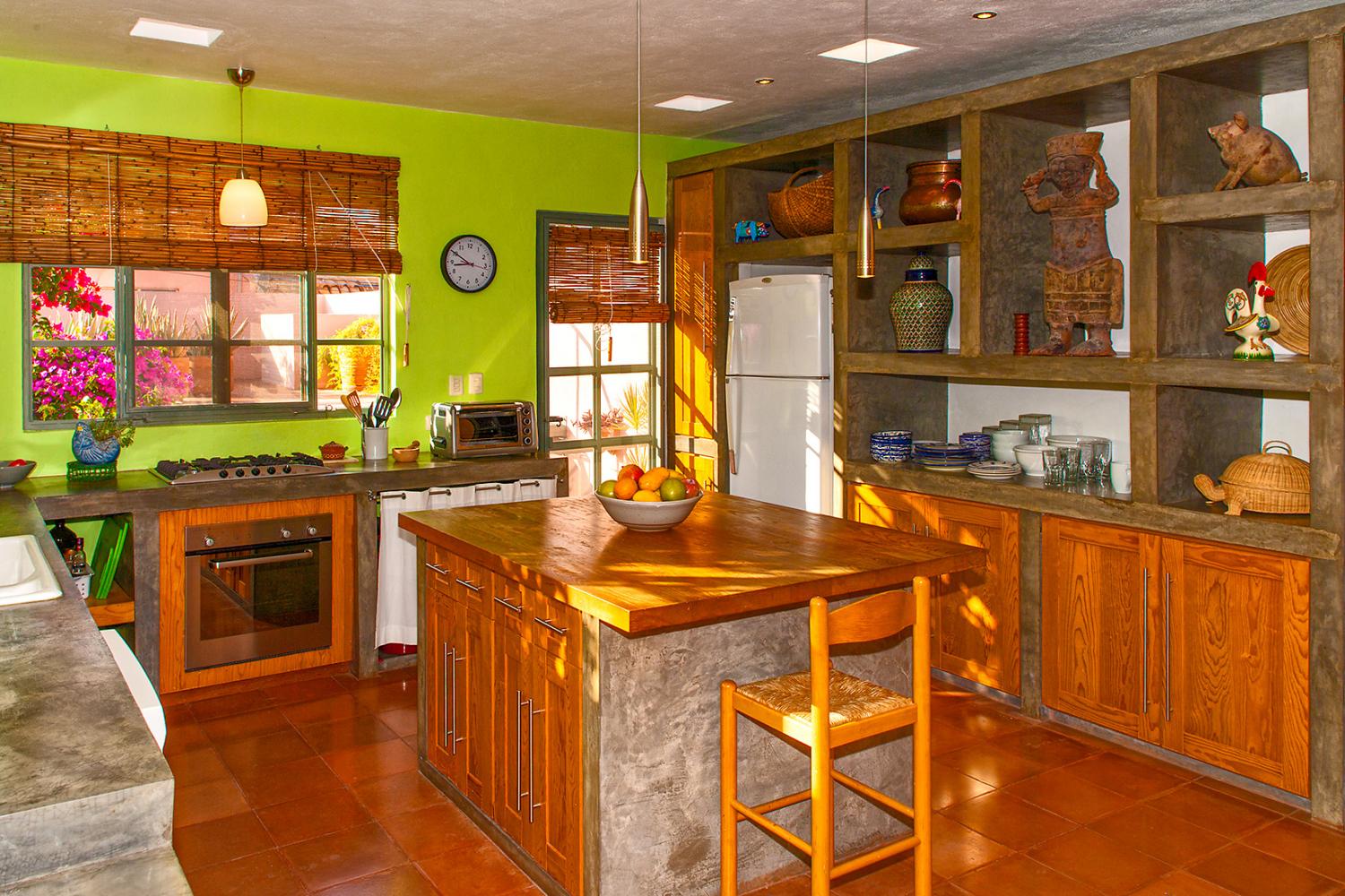 Kitchen with ample workspace